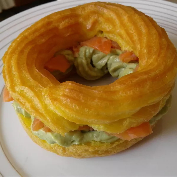 Paris-Brest avocat-saumon