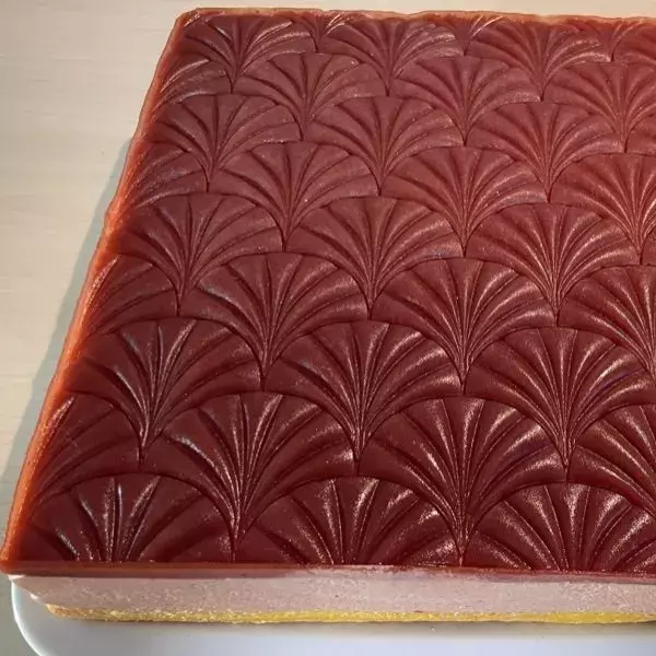 Bavarois aux fraises