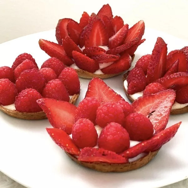 Tartelettes Fraises-Framboises 