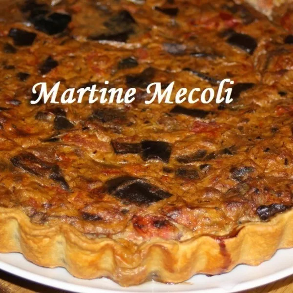 Tarte d'aubergine au thon sans cook'in