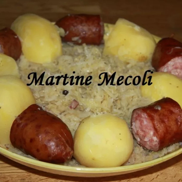 Choucroute garnie à partir de choucroute cuite sans cook'in