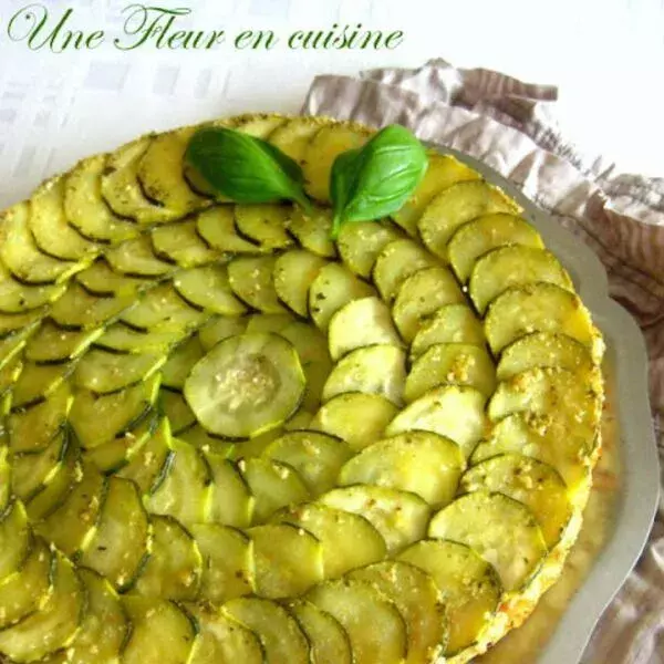 Tarte tatin de courgettes et tomates à la fêta