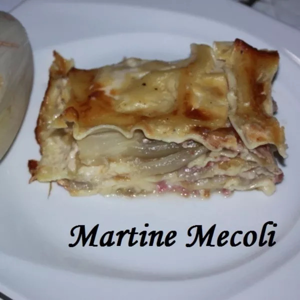 Lasagnes d'endives au jambon blanc pour grande tablée