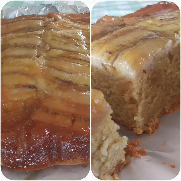 Gâteau Banane-Coco caramélisé