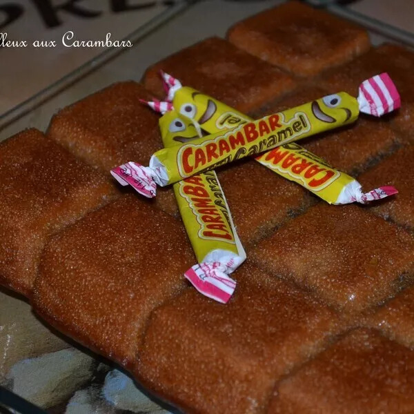 Gâteau moelleux aux Carambars