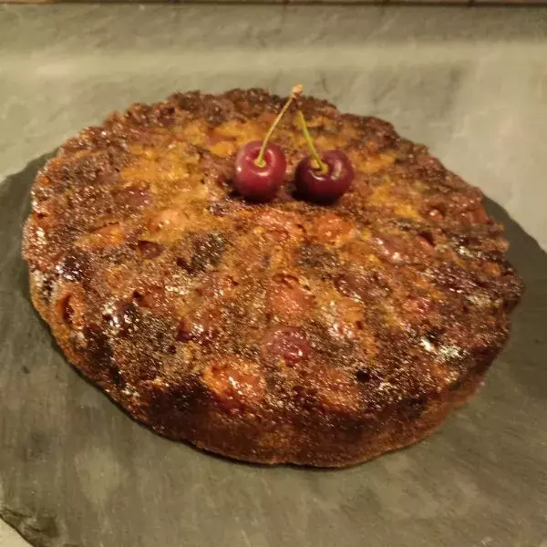 Flower renversé aux cerises