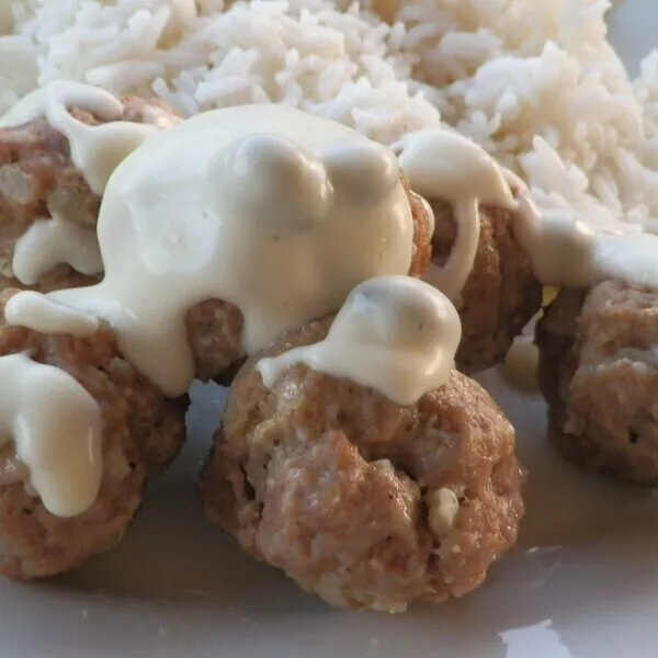 Boulettes de viande sauce à la crème