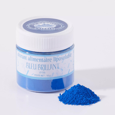 Colorant pour chocolat, bleu, 10 gr