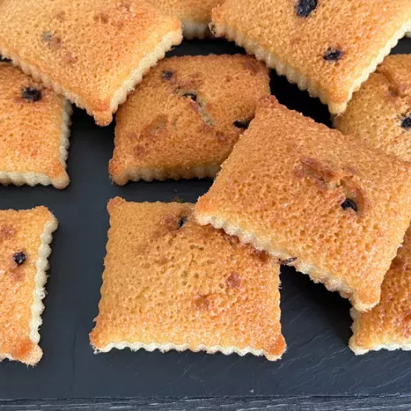 Financiers myrtilles