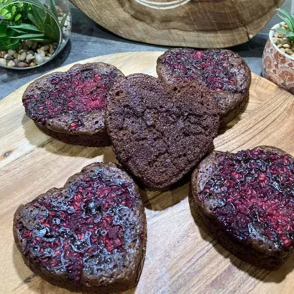 Fondants chocolat/framboises