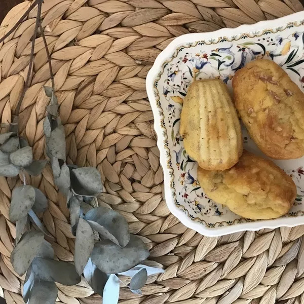 Madeleines cacahuètes - jambon