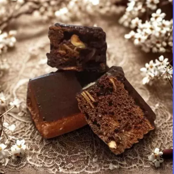 Brownie à la crème épaisse