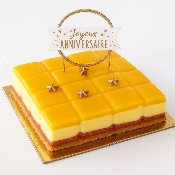 Bavarois framboise et passion