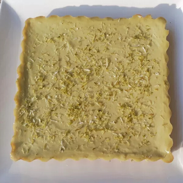 Cheesecake à l'avocat et au citron vert