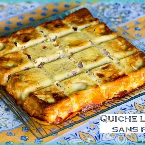 Quiche sans pâte ultra rapide 