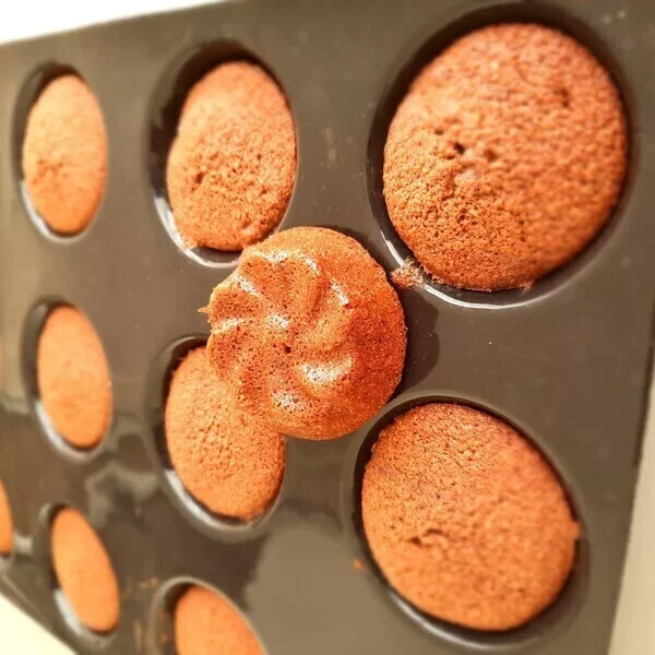 Financier marguerite chocolat