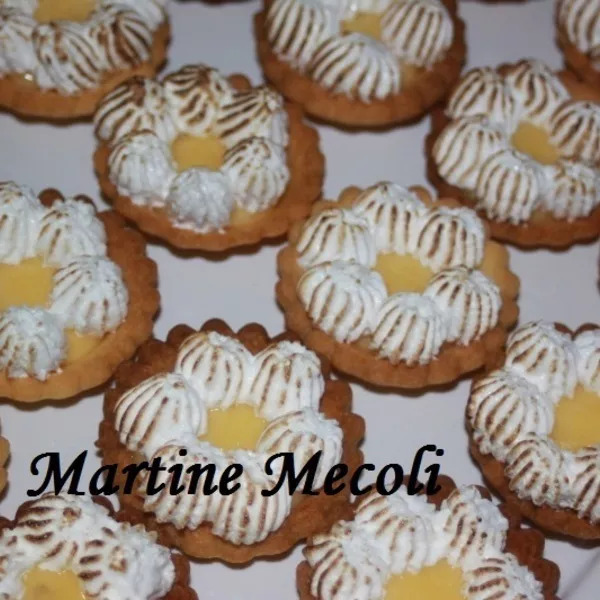 Mini tartelettes au citron meringuées sans cook'in