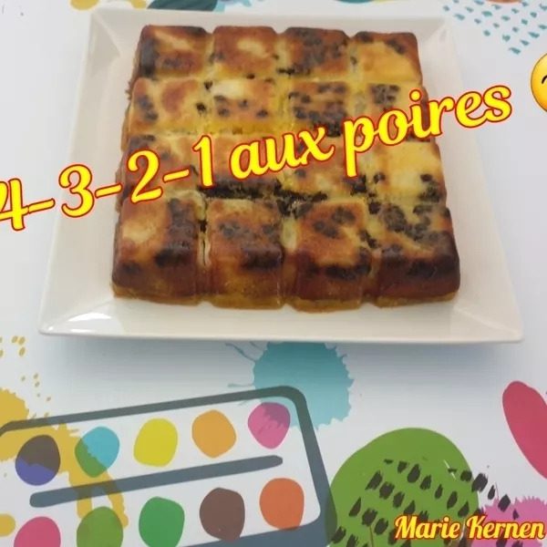 5,4,3,2,1 ou gâteau des petits aux fruits et pépites de chocolat