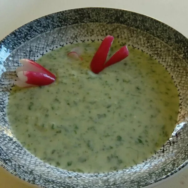 VELOUTE FANES DE RADIS