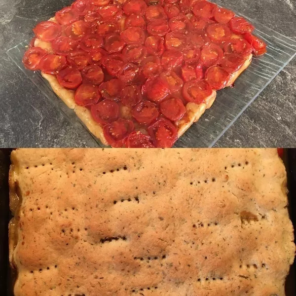 Pâte sablée salée parmesan fines herbes pour tarte tatin par exemple de tomates