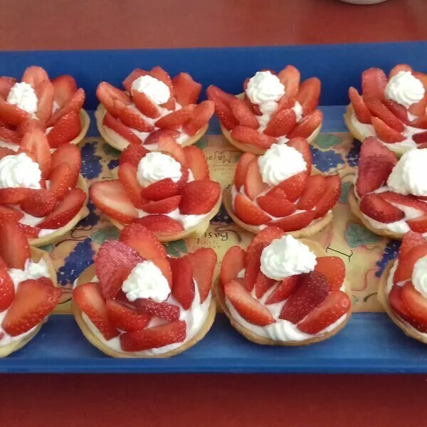 tartelettes aux fraises