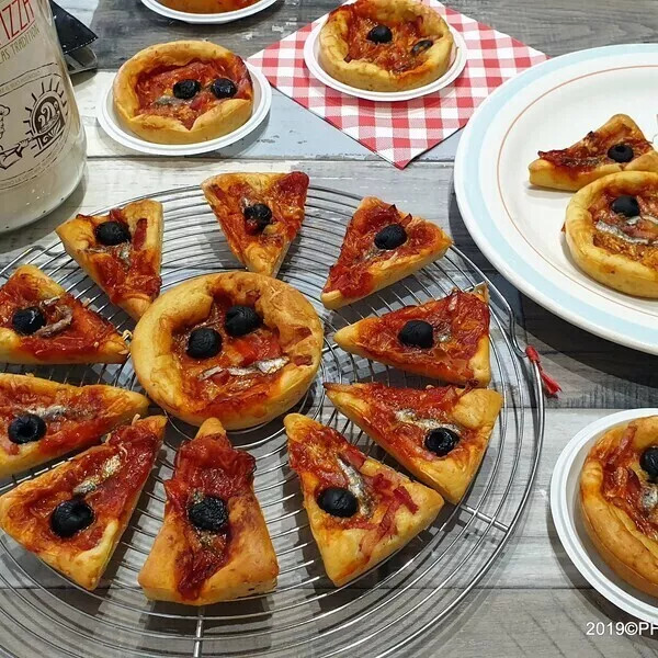 Pizza pâte liquide (sans levure chimique)