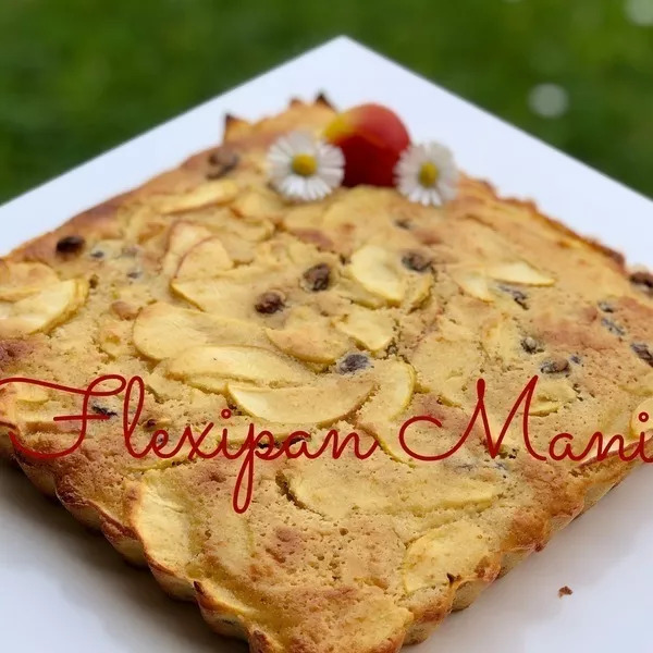 Fondant aux pommes et au rhum/raisins