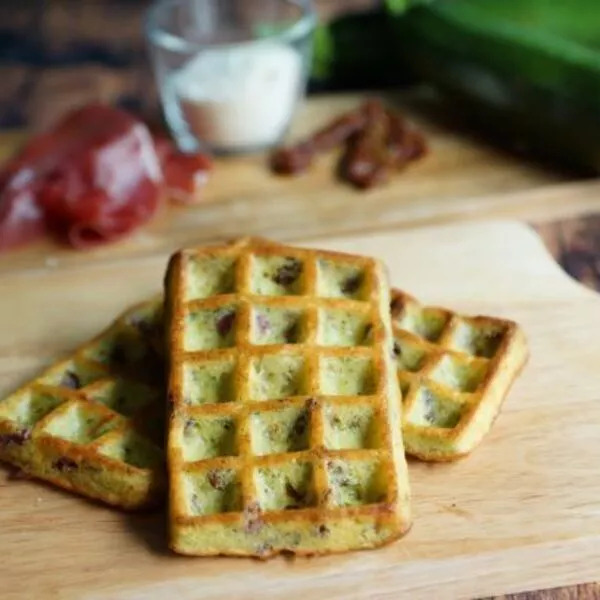 Gaufres salées à l'italienne