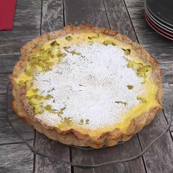 Tarte à la rhubarbe