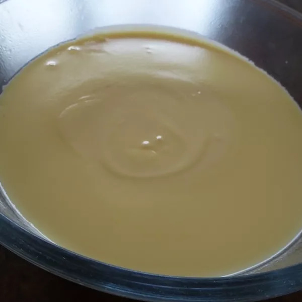 Crème anglaise épaissie