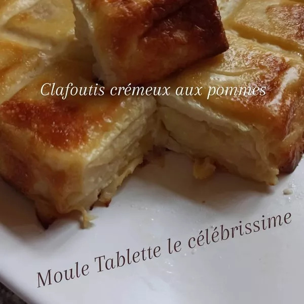 Clafoutis crémeux aux pommes