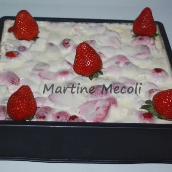 Tiramisù aux fraises sans cook'in