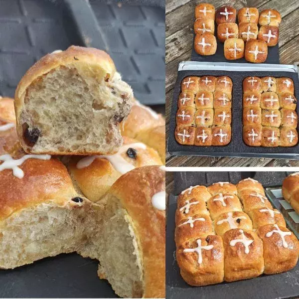 Brioche du Carème ou Hot cross Buns