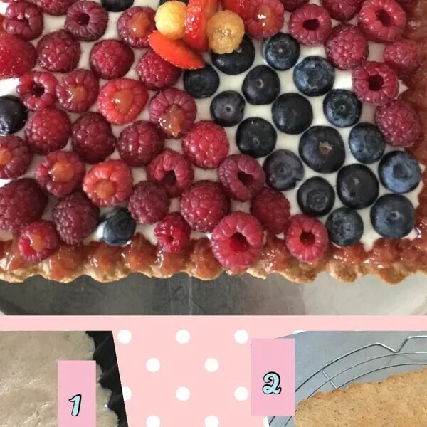 Pâte sablée pour Tarte aux fruits 