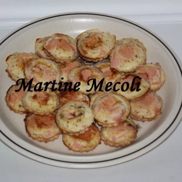 Croques quiches au saumon fumé 