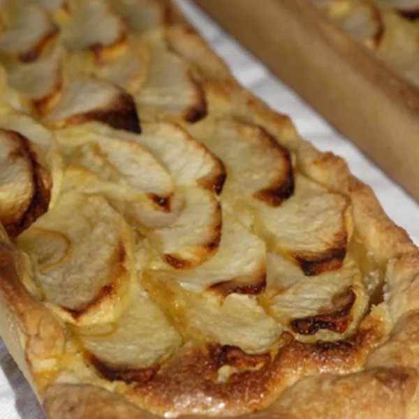 Tarte aux pommes et frangipane 