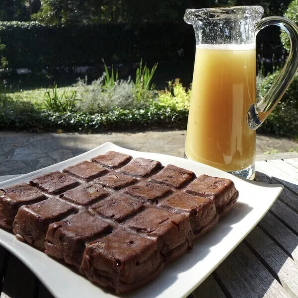 Gâteau poire chocolat gourmand