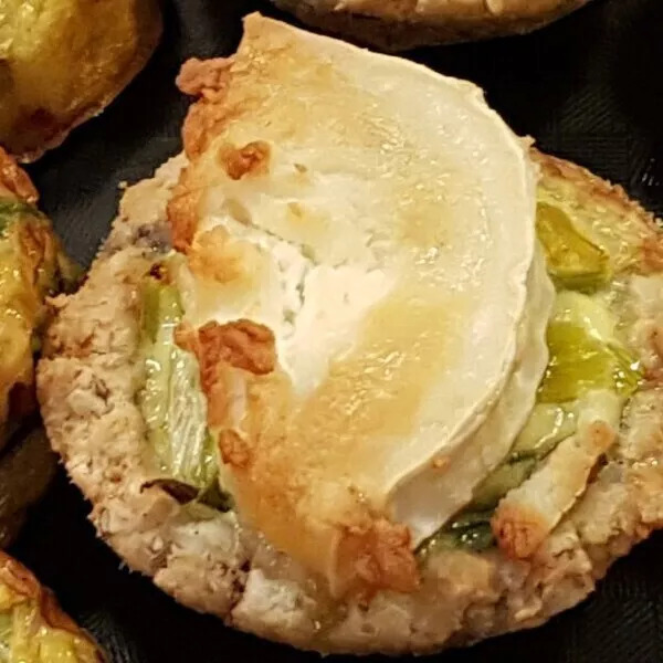 Mini tartelettes poireaux et fromage de chèvre