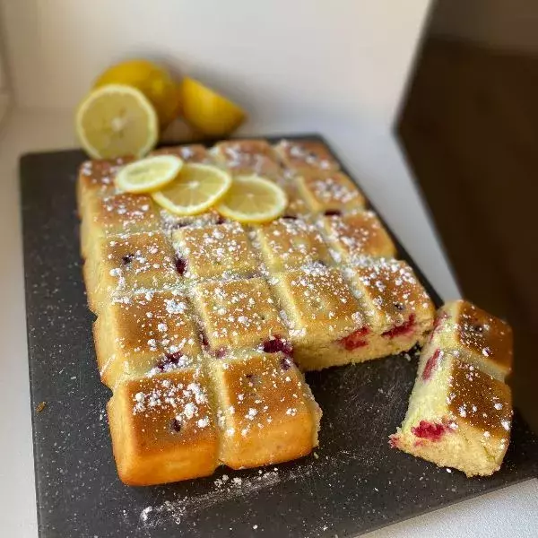 Moelleux citron framboise