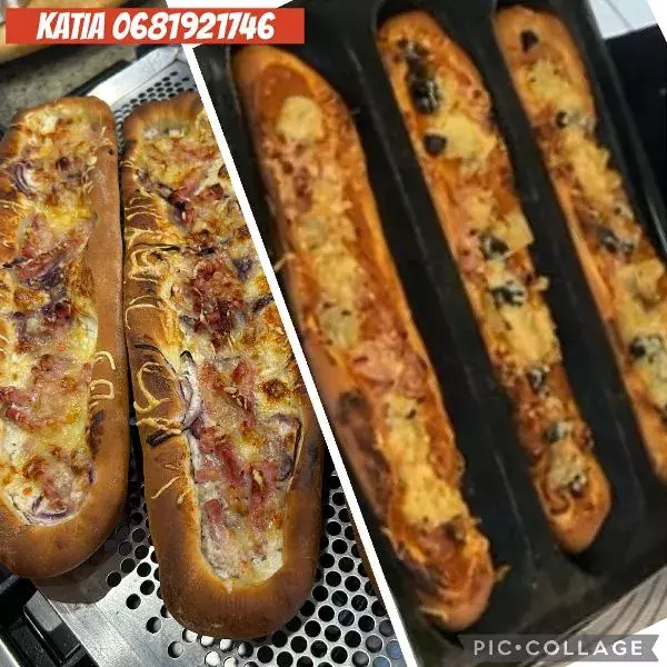 Baguettes pizza / tartes flambées