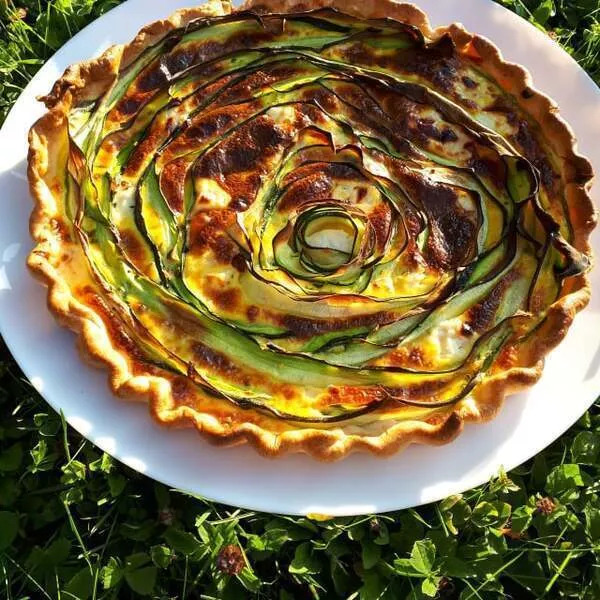 SPIRALE COURGETTE CHEVRE MIEL