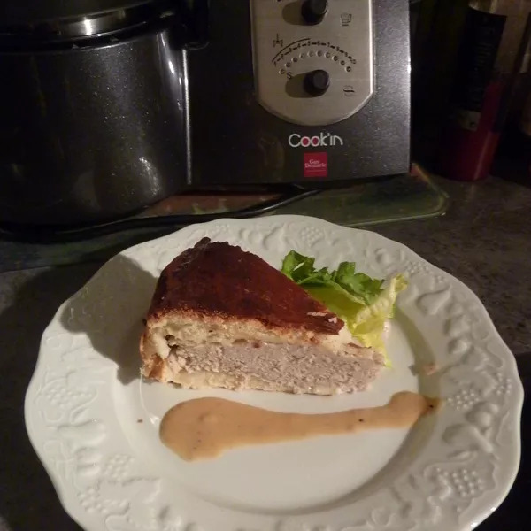 Tourte au boudin blanc