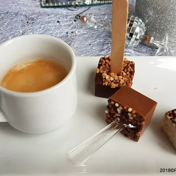 Hot Chocolat, cuillères à chocolat chaud