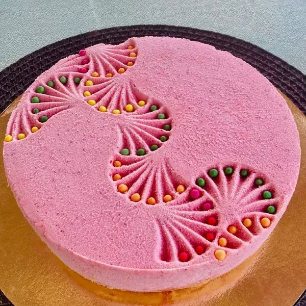 Entremet aux Fraises