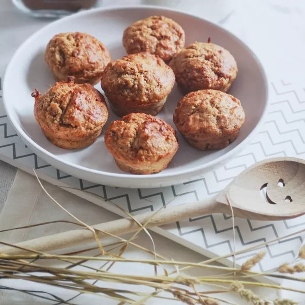 Moelleux vegan banane et noisette