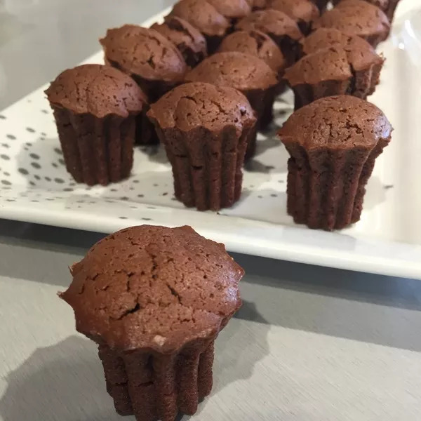 Mini cannelés fondants au chocolat