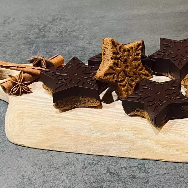 Les étoiles moelleuses au pain d'épices