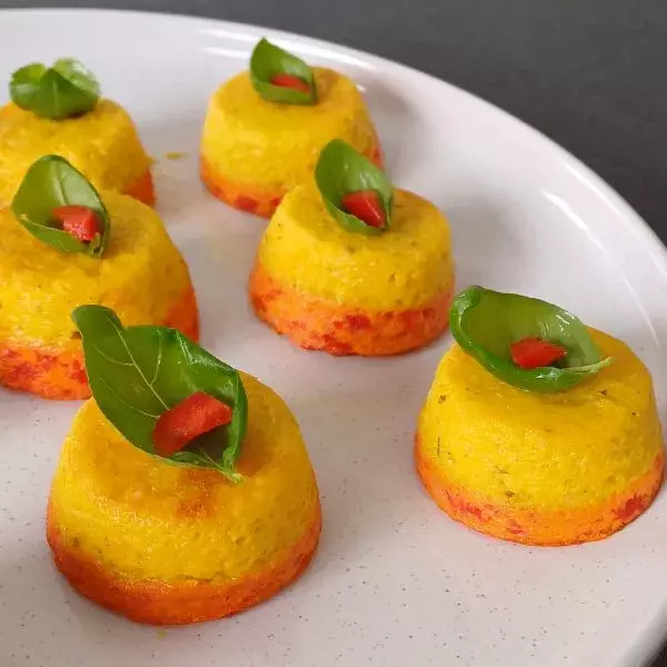 Flans aux 2 poivrons 