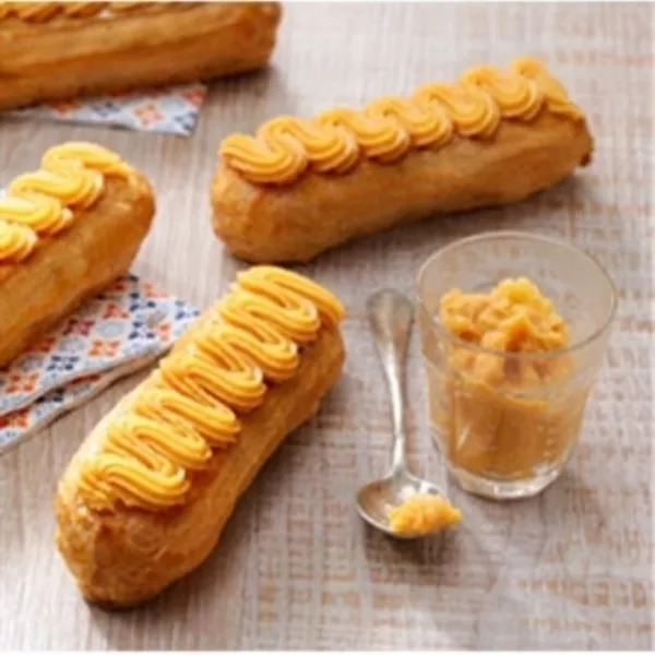 Éclairs à la mousse de caramel au beurre salé