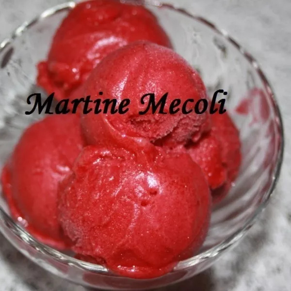 Mix pour sorbet à la framboise